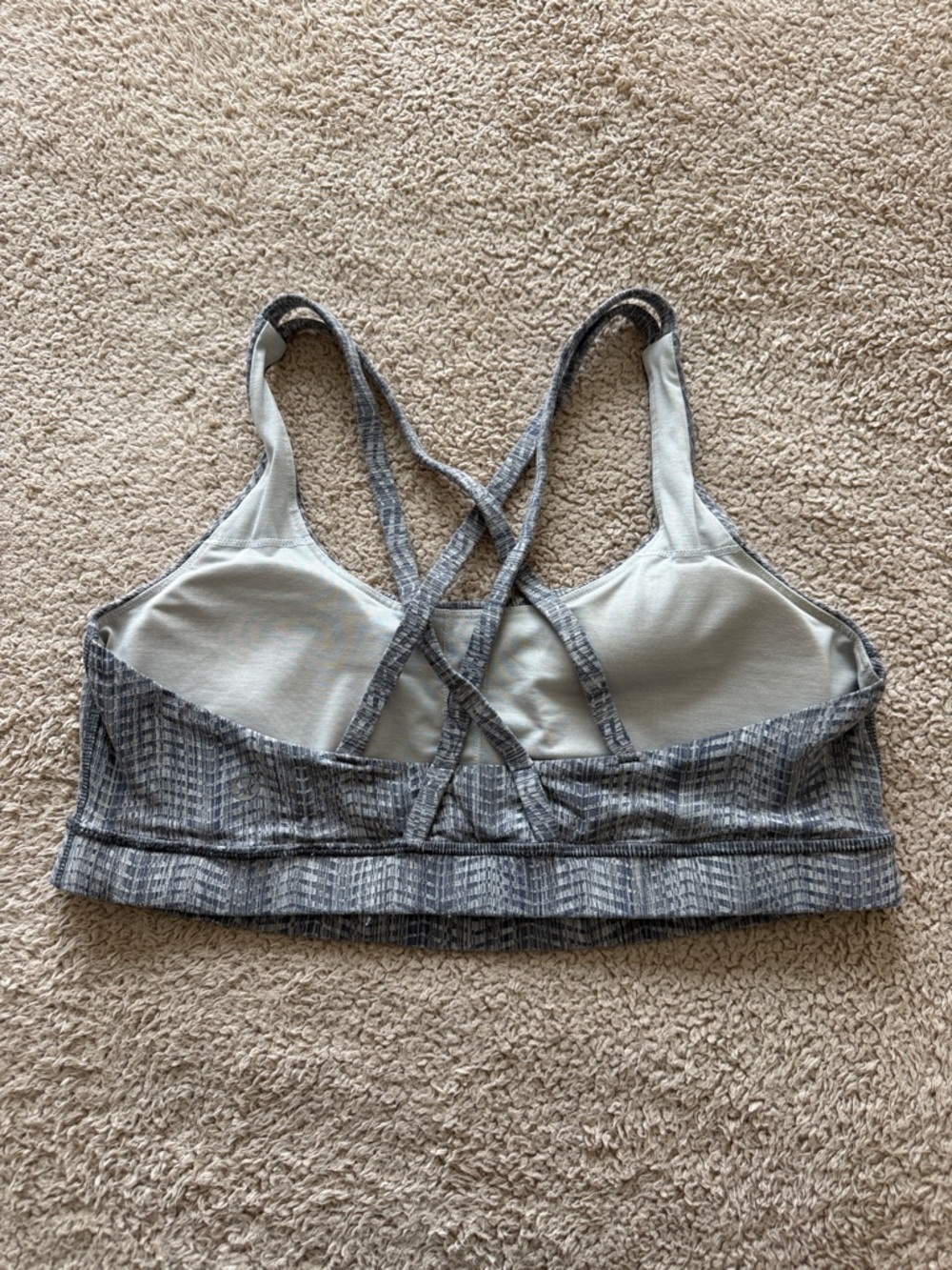 lululemon athletica Gray Energy Strappy Sports Bra - Picture 6 of 9